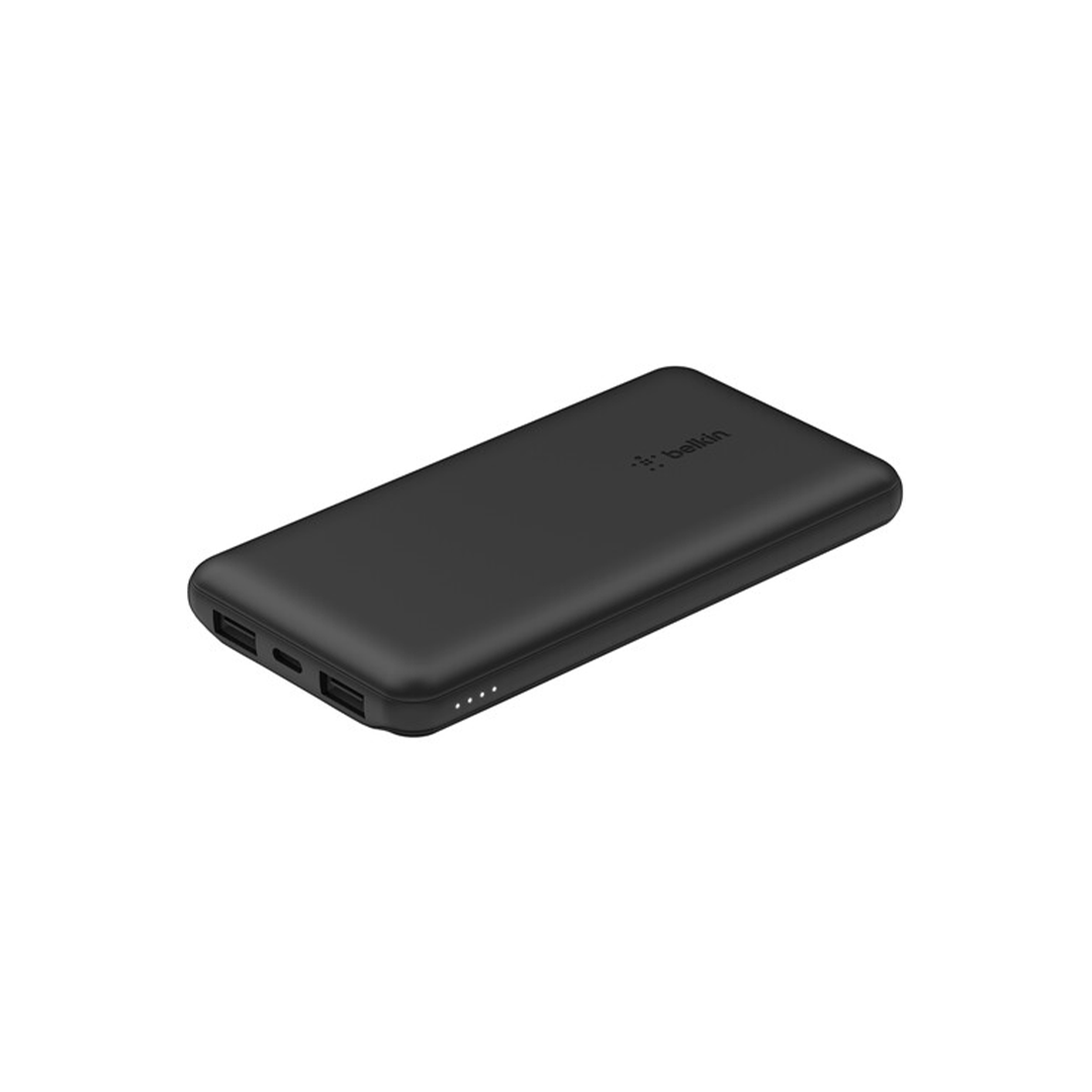 Belkin BoostCharge 10,000mAh 15W with USB-A to USB-C Cable Power Bank - Black in Qatar Belkin BoostCharge 10,000mAh 15W with USB-A to USB-C Cable Power Bank - Black in Qatar